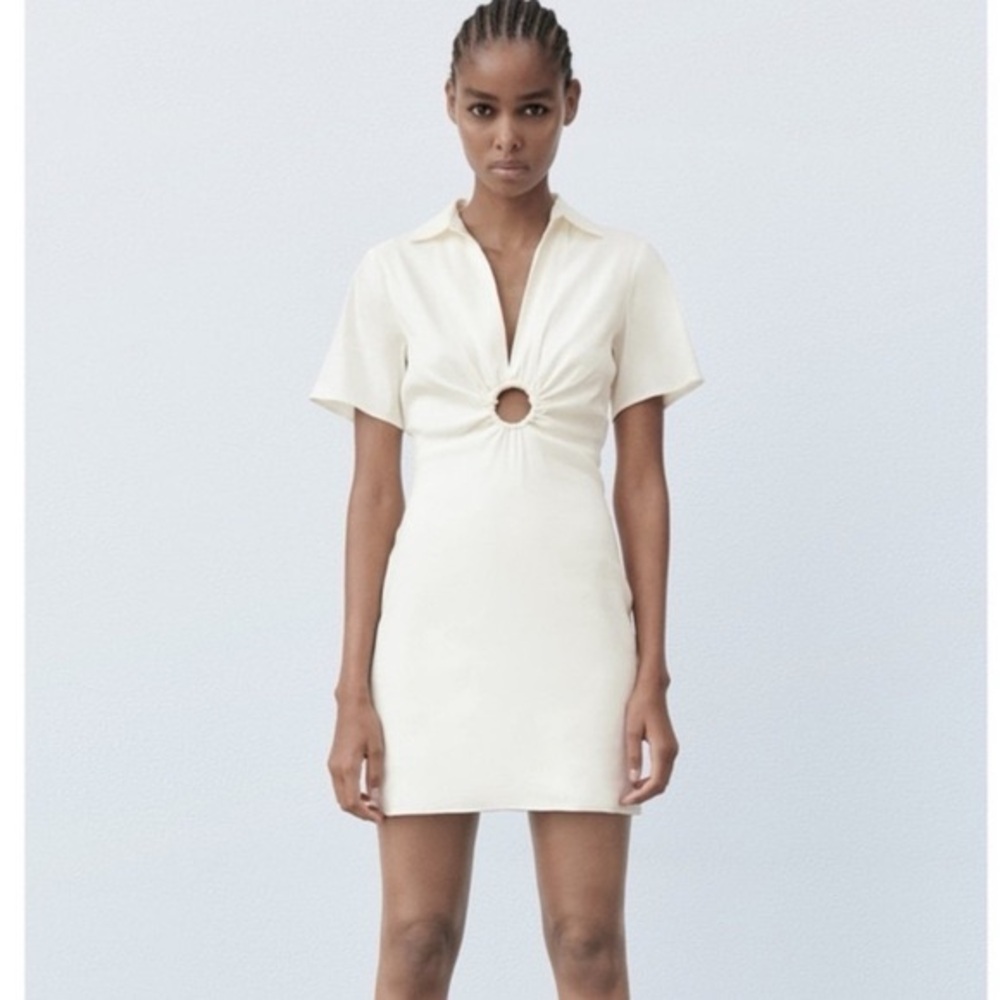 Zara O Ring Mini Dress
